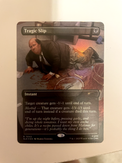 Tragic Slip Secret Lair Drop Foil The Office 7043 NM - Image 1