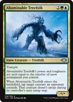 ABOMINABLE TREEFOLK X4 *MODERN HORIZONS* - Image 1