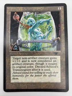Ashnod's Transmogrant x1 Magic the Gathering Antiquities MTG HEAVILY PLAYED - Image 1