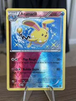 Pokemon Azumarill 77/114 XY: Steam Siege Uncommon Reverse Holo NM - Image 1