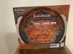 Pokemon Lycanroc Sun and Moon Burning Shadows GX Challenge Box Factory Sealed - Image 2