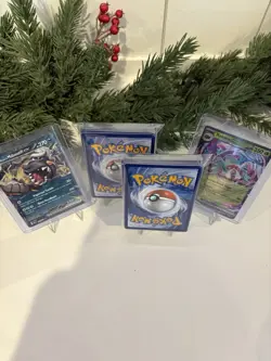 Pokemon - 100 Card Lot with 2 Dbl Rare EX Cards - Perfect Starter Pack For Kids! - Image 2