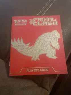 Pokemon XY Primal Clash Groudon EX ETB Elite Trainer Player Guide Booklet ONLY - Image 1