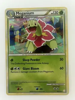 Pokemon Meganium - 26/123 Cracked Ice Holo Theme Deck Exclusives - Image 1