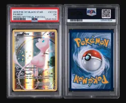 Mew Mythical Collection Psa 5 2016 XY110 Black Star Full Art Pokemon - Image 1