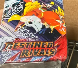 Pokemon TCG Scarlet Violet DESTINED RIVALS BOOSTER BOX Factory Sealed DENTED 36 - Image 3