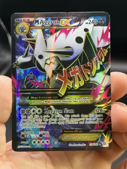 M Aggron EX 154/160 Pokemon XY Primal Clash Full Art Mega English MP - Image 3