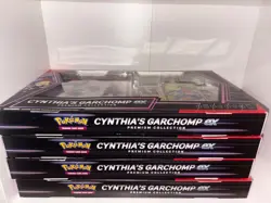 Pokemon TCG: Cynthia’s Garchomp ex Premium Collection box Sealed lot of 4 - Image 1