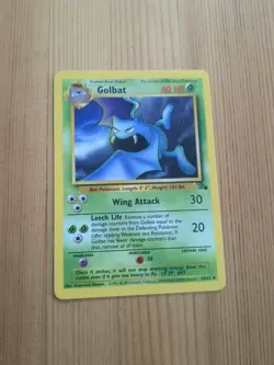 Zubat Golbat Pokemon Card Lot Fossil Set Kagemaru Himeno Art Regular 1999 Wotc - Image 3
