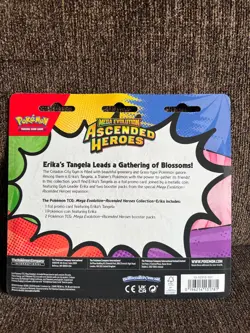 Pokemon TCG Ascended Heroes Erika Tangela 2 Pack Blister - SEALED ✅ FAST SHIP🚚 - Image 2