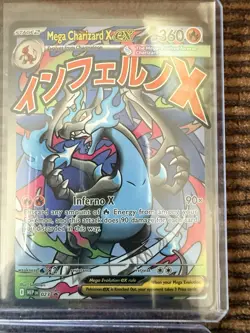 Mega Charizard x EX 023 Me: Mega Evolution Promo Holo Pokemon Card Near Mint - Image 1