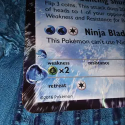 2016 Ash-Greninja EX 170 XY133 OVERSIZED Pokemon Card Kingdra EX 170 73/124 - Image 5
