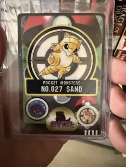 Pokemon Pocket Monsters Sand Sandshrew No. 027 NM-MT Sealdass - Image 1