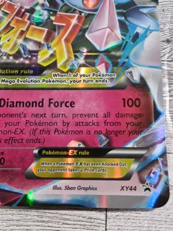 Pokemon TCG M Diancie EX XY44 XY Promo Holo Mega Evolution Fairy 2015 - Image 4