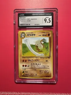 Marowak Pokemon 1997 Japanese Pokemon Jungle CGC Mint 9.5 - Image 1