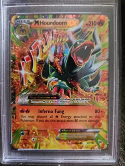 Pokemon-M-HOUNDOOM EX #22 - BREAKTHROUGH (2015) PSA NM-MINT 8 - Image 2