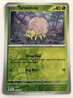 Pokemon TCG Scarlet & Violet Tarountula Reverse Holofoil 016/198 NM - Image 1