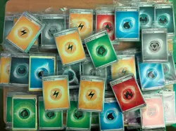 Pokemon TCG Bulk Energy Lot Many Eras 47 Sealed Packs & 2 ETB Full 636996769661 - Image 2