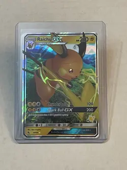 Pokemon TCG Raichu GX 20/68 Hidden Fates Ultra Rare Holo 2019 NM NICE!! - Image 1