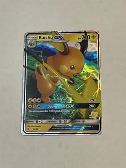 Pokemon TCG Raichu GX 20/68 Hidden Fates Ultra Rare Holo 2019 NM NICE!! - Image 3