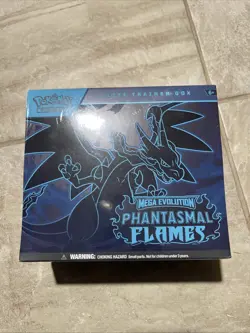 Pokemon TCG Mega Evolution Phantasmal Flames Elite Trainer Box ETB - Image 1