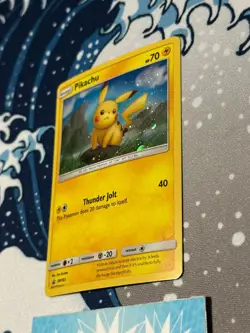 Pikachu Sun and Moon Black Star Promo SM183 Holo LP+ - Image 4