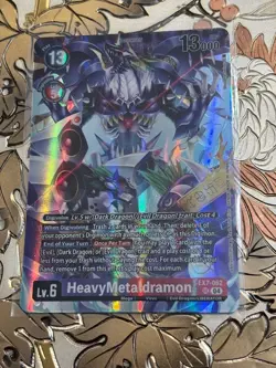 Digimon Card Game Liberator Debugger Set PB-22 Heavymetaldramo Alt Art Ex7-062 - Image 1