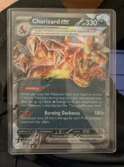 Charizard ex 196 Jumbo Card Holo Regular - Image 1