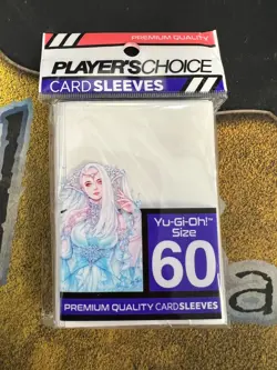 Player's Choice Yugioh 60 ct White Card Sleeves!! - Image 1