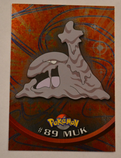 Pokemon Topps Chrome Muk #89 TCG foil card - Image 1