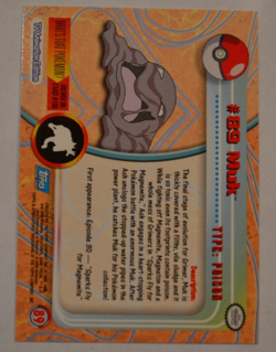Pokemon Topps Chrome Muk #89 TCG foil card - Image 2