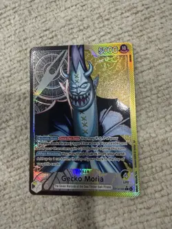 Gecko Moria - OP14-080 (Leader) One Piece Card Game 5000 Power Special Holo - Image 1