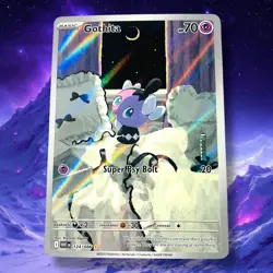 Pokemon TCG Gothita 124/086 Illustration Rare Full Art SV White Flare Card NM - Image 1