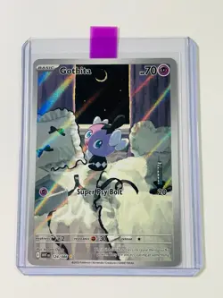 Pokemon TCG Gothita 124/086 Illustration Rare Full Art SV White Flare Card NM - Image 2