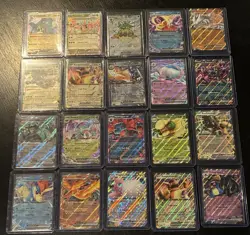 Pokemon ex LOT 20 cards ALL ex and ALL IN TOP LOADERS - Image 1