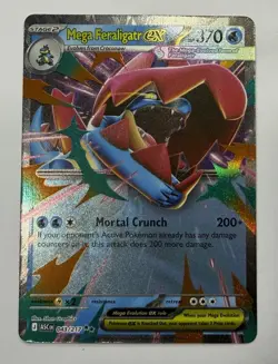 Mega Feraligatr Ex 043/217 Pokemon Mega Evolution Ascended Heroes Full Art Card - Image 1