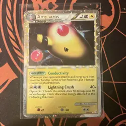Ampharos Prime 105/123 2010 Holo Rare HeartGold SoulSilver Pokemon Card -HP/MP - Image 1