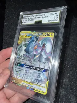 AGS 10 Arceus & Dialga & Palkia GX 065/095 RR Alter Genesis sm12 Pokemon Card - Image 1
