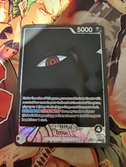Imu Leader Alternate Art OP13-079 Carrying on His Will ONE PIECE Card English - Image 1
