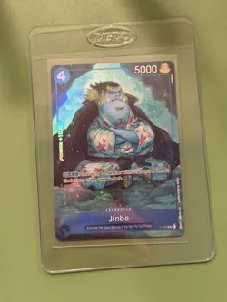 One Piece TCG Foil Jinbe P-030 Bandai Card Fest 23-24 - Image 1