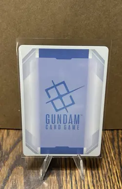 Bandai Gundam Card Game Mikazuki Augus Pilot Card SP 03S-014 Burst SP - Image 2