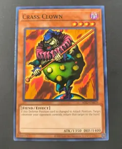 Yu-Gi-Oh! Metal Raiders Crass Clown Common Card MRD-EN078 NM - Image 1