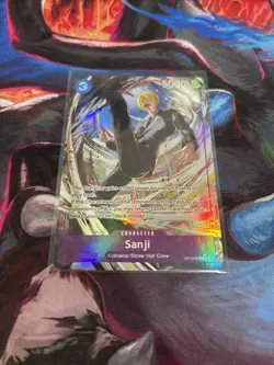 Bandai One Piece Card Game Sanji OP12-070 Legacy of the Master Alt Art Foil Rare - Image 1