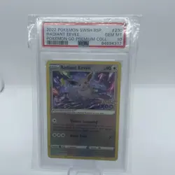 2022 POKEMON SWSH BLACK STAR PROMO #230 RADIANT EEVEE PSA 10 - Image 1