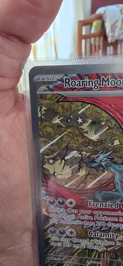 Pokemon TCG Prismatic Evolutions Roaring Moon EX Sir 162/131 Near Mint Condition - Image 2
