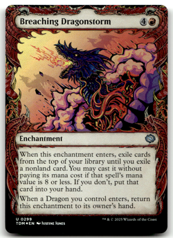 Breaching Dragonstorm (Showcase) U Tarkir: Dragonstorm 299 NM - Image 1