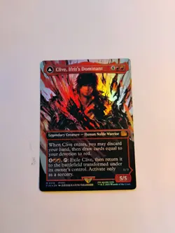 Clive, Ifrit's Dominant (0318) (Borderless) Final Fantasy Foil - Image 1