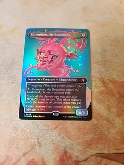 Morophon, The Boundless Borderless Foil Commander Masters MTG NM - Image 1