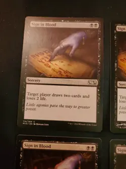 4x SIGN IN BLOOD Mixed Core Sets NM Magic The Gathering MTG Playset X4 - Image 2