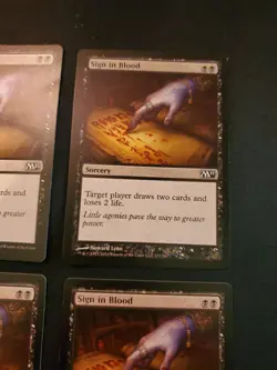 4x SIGN IN BLOOD Mixed Core Sets NM Magic The Gathering MTG Playset X4 - Image 3